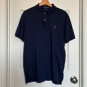 Large men’s navy blue polo by Ralph Lauren